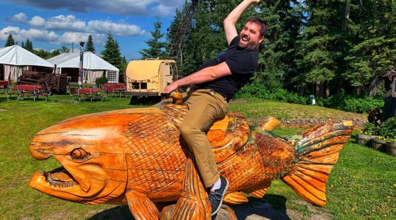 Vacationer Magazine talks to LGBTQ+ Deaf and Hard of Hearing people including Alex Bryce seen here at Pioneer Park in Fairbanks, Alaska