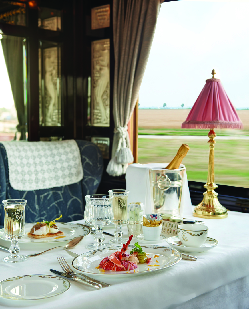 Restaurant on the Venice Simplon-Orient-Express (Photo Credit: Belmond)