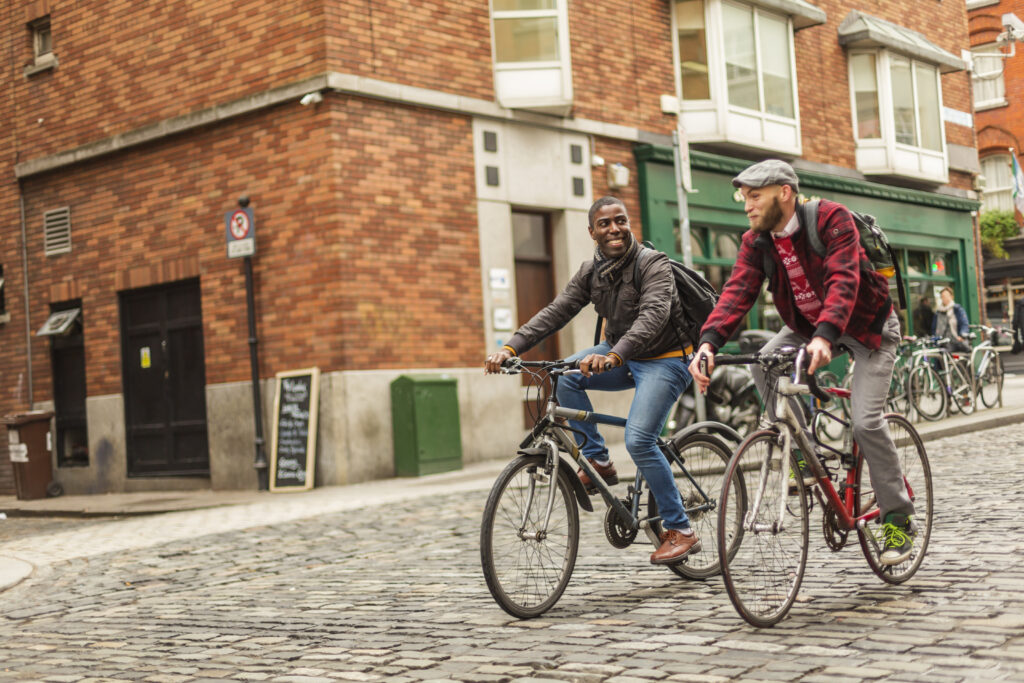 Explore a new destination by foot or bike. (Photo Credit: davidf / iStock)