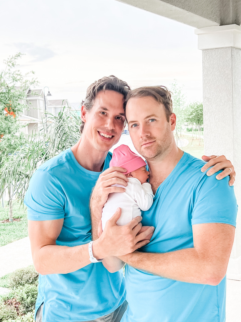 Stephen, Bret, and their son, Maverick (Photo Credit: Bret Shuford & Stephen Hanna)