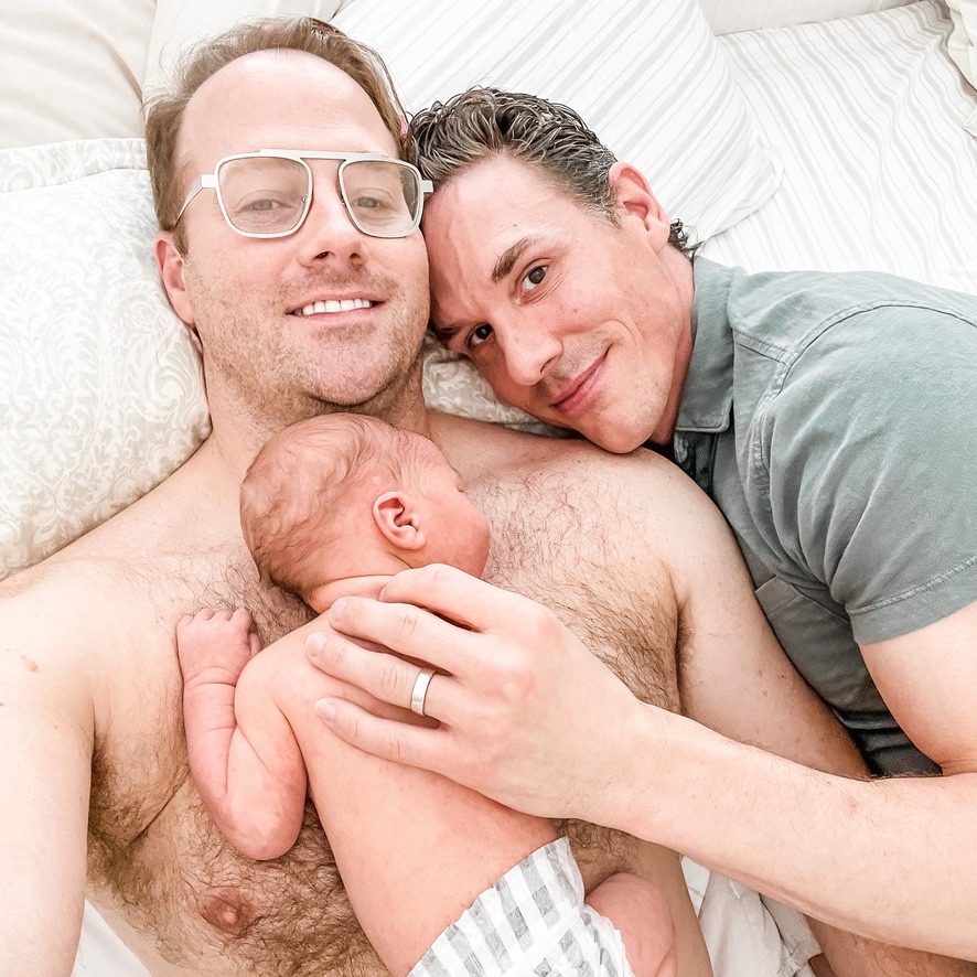 Bret, Stephen, and their son, Maverick (Photo Credit: Bret Shuford & Stepehen Hanna)