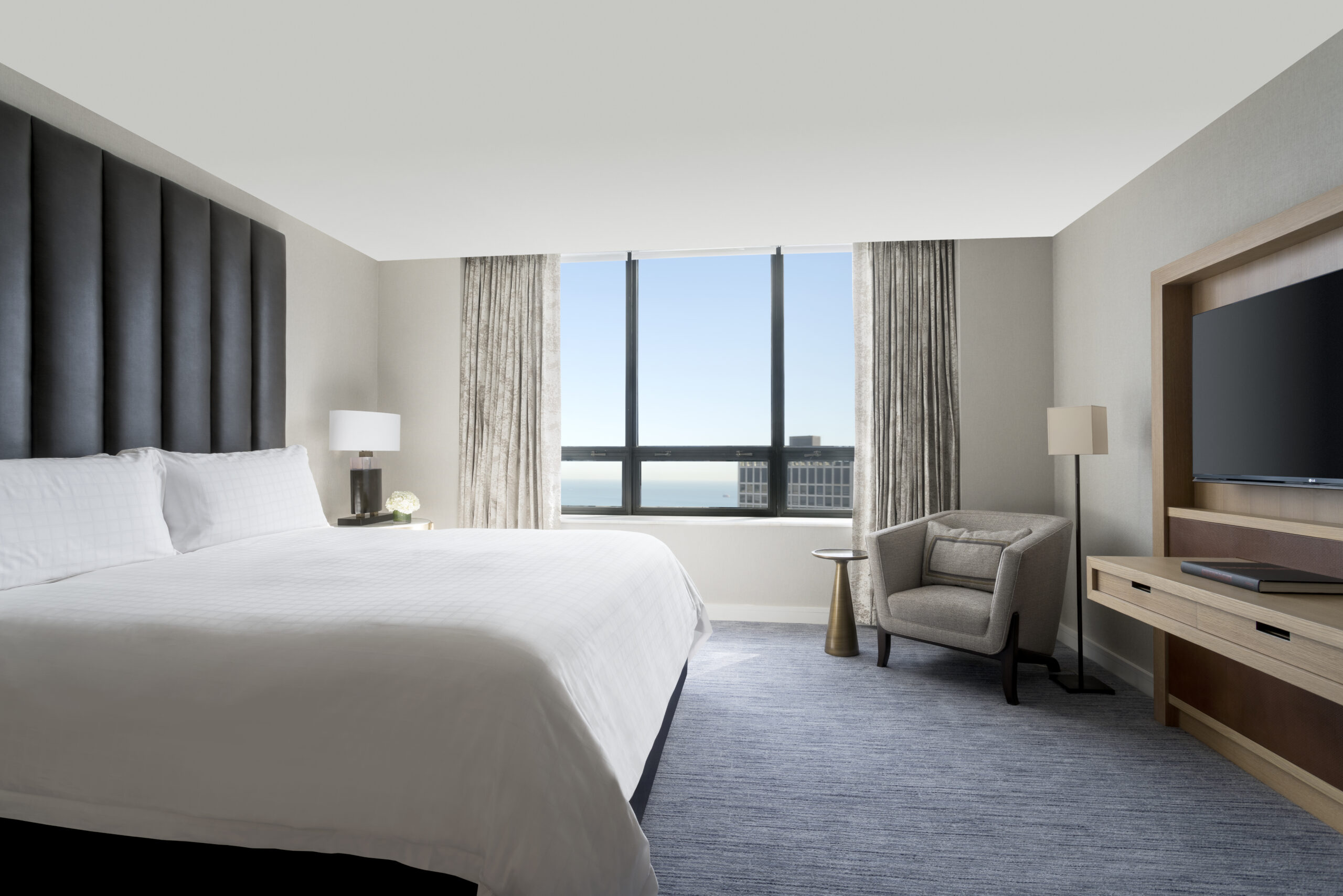 Navy Pier Suite Bedroom (Photo Credit: The Ritz-Carlton, Chicago)
