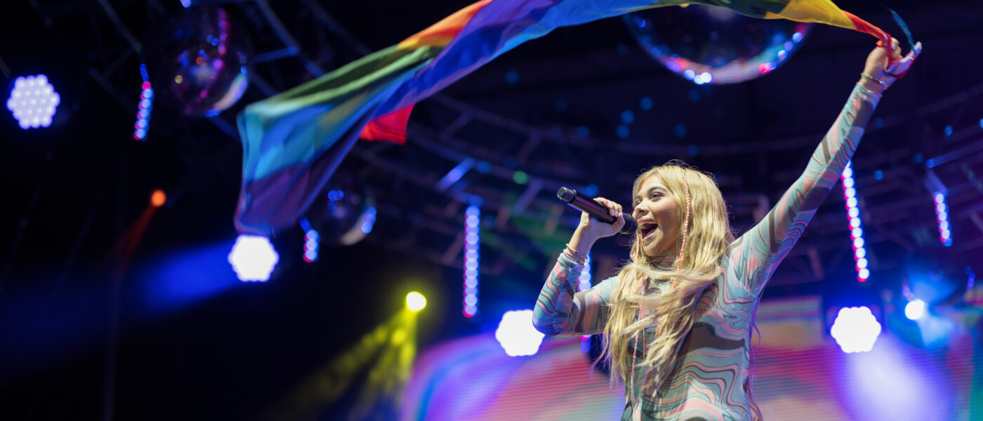 Hayley Kiyoko at Outloud Music Festival (Photo Credit: Outloud: Raising Voices/Twitch)