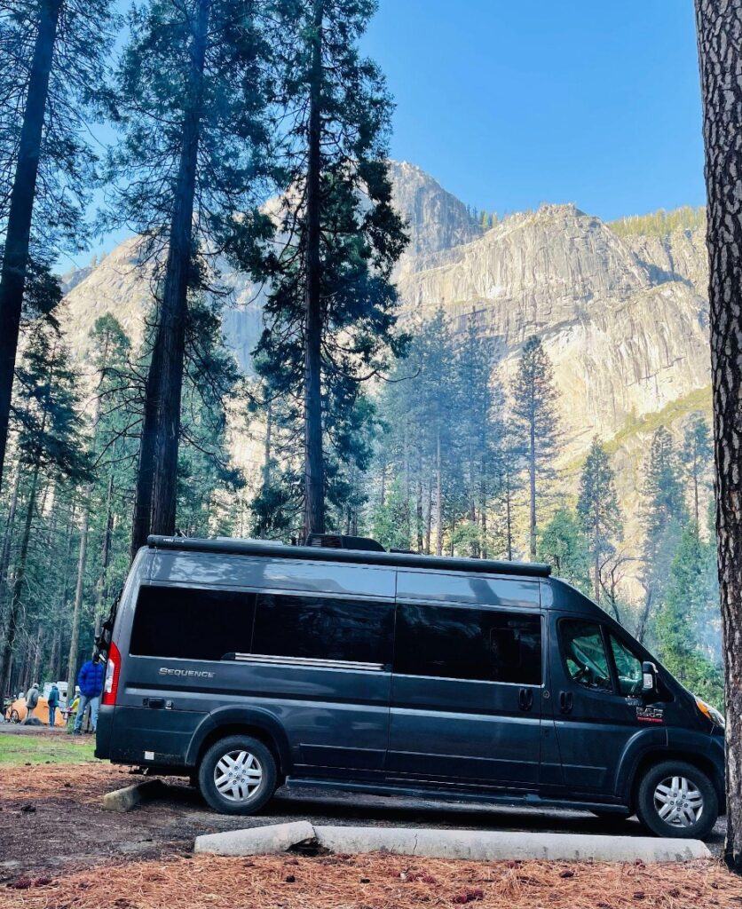 My van, Gladys, at Yosemite National Park (Photo Credit: Stephen Ekstrom)
