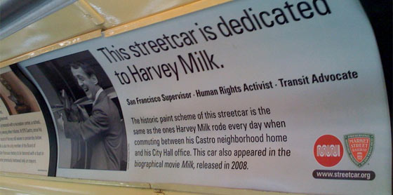 Harvey Milk Streetcar Dedication
