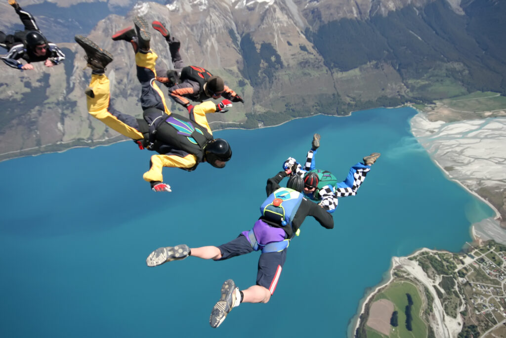 Skydiving above Queenstown (Photo Credit: Mauricio Graiki / iStock)