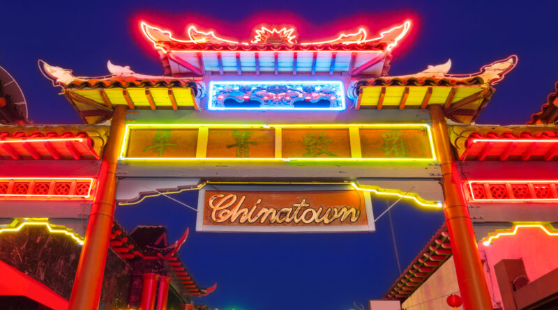 Traditional Chinese Gate and Sign in Downtown Los Angeles (Photo Credit: benedek / iStock)
