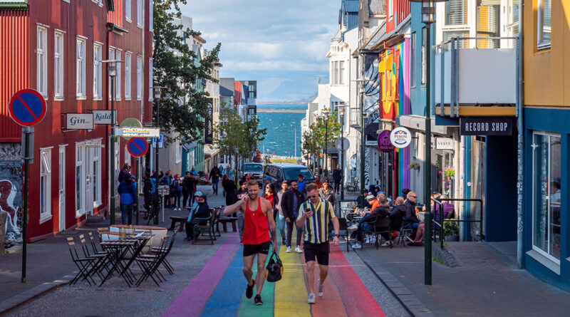 Rainbow Street in Reykjavík, Iceland (Photo Credit: bzzup / iStock)