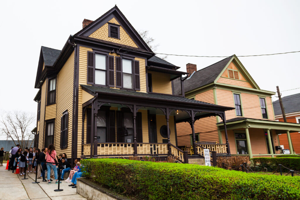 Birth Home of Martin Luther King, Jr. Martin Luther King Jr. National Historic Site and Preservation District in Atlanta (Photo Credit: alisafarov / iStock)