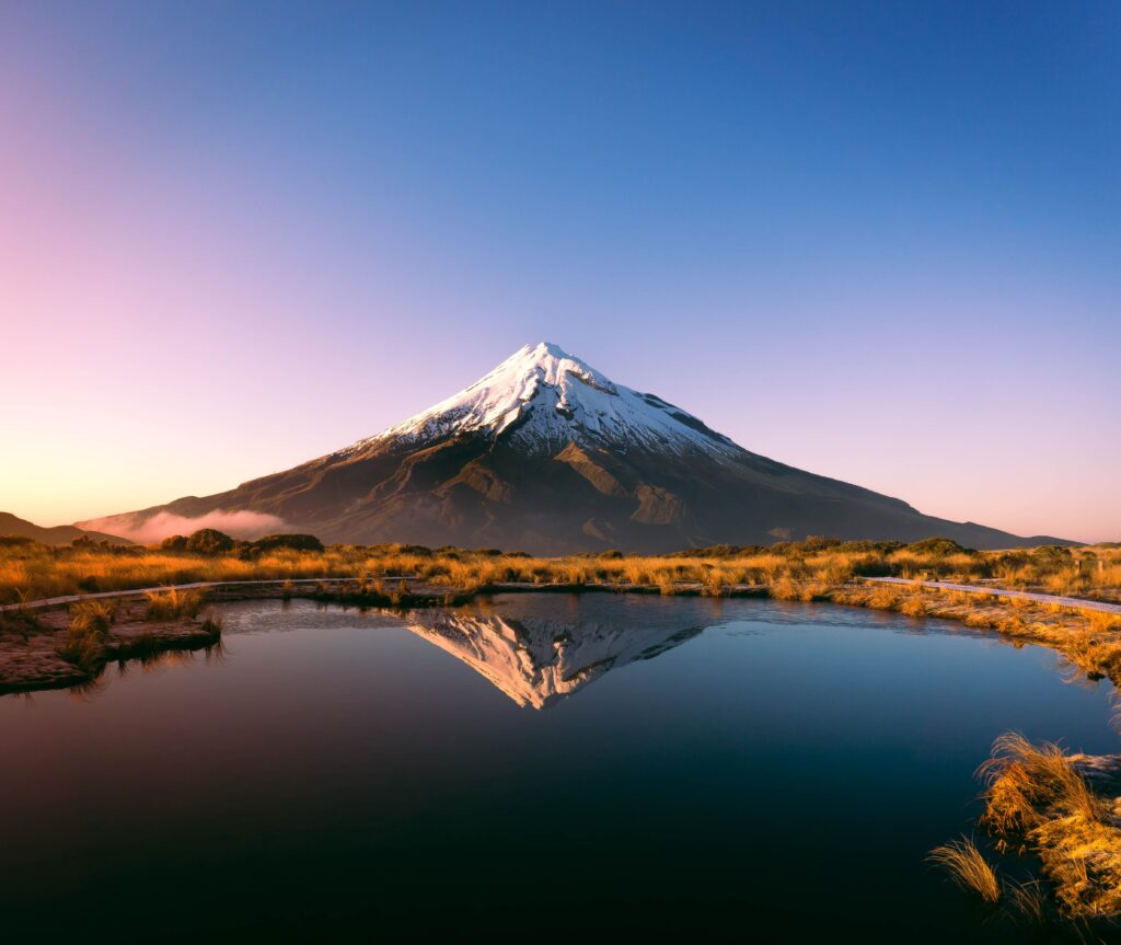 Mount Taranaki, Pouaki Tarns, New Zealand (Photo Credit: Sophie Turner on Unsplash)