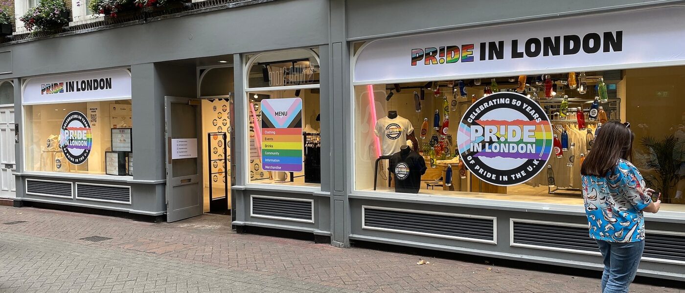 (Photo Credit: Pride in London Pop-Up Shop)