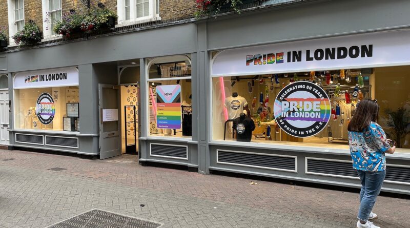 (Photo Credit: Pride in London Pop-Up Shop)