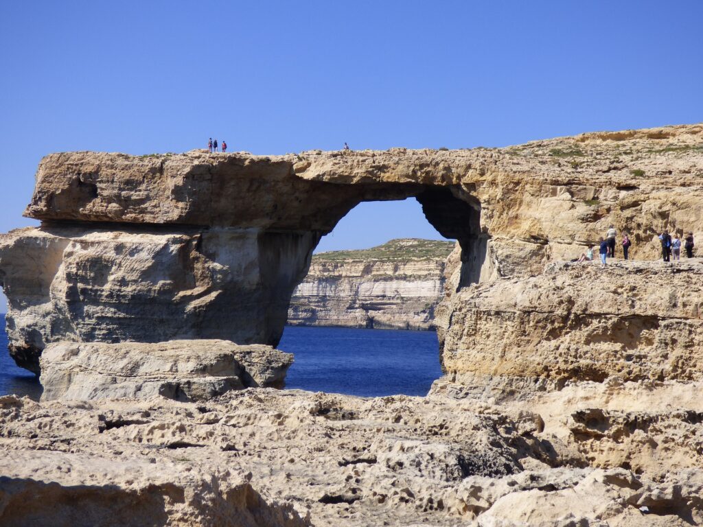 Malta's famed Azure Window was featured in HBO's Game of Thrones. Photo by Stuart Zintilis/ Pixabay