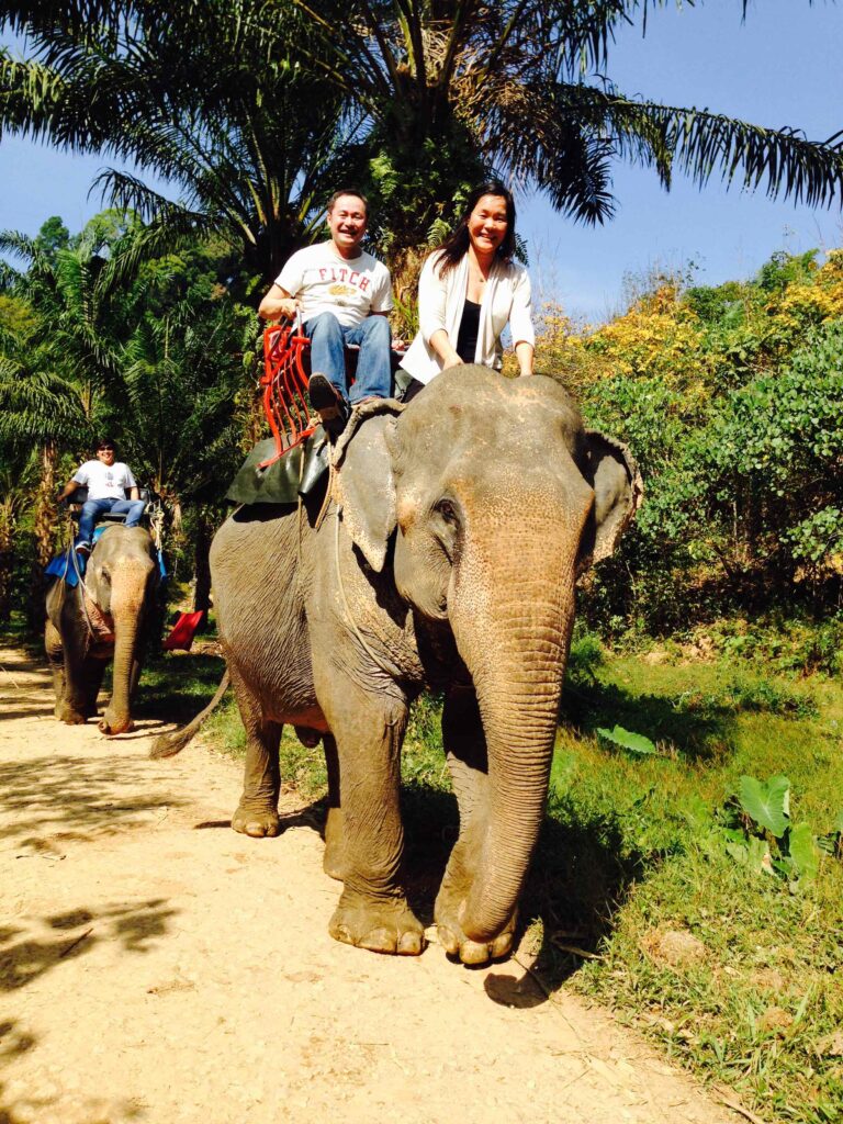 Elephant ride in Thailand (Photo Credit: Shintaro Koizumi, Out Asia Travel)