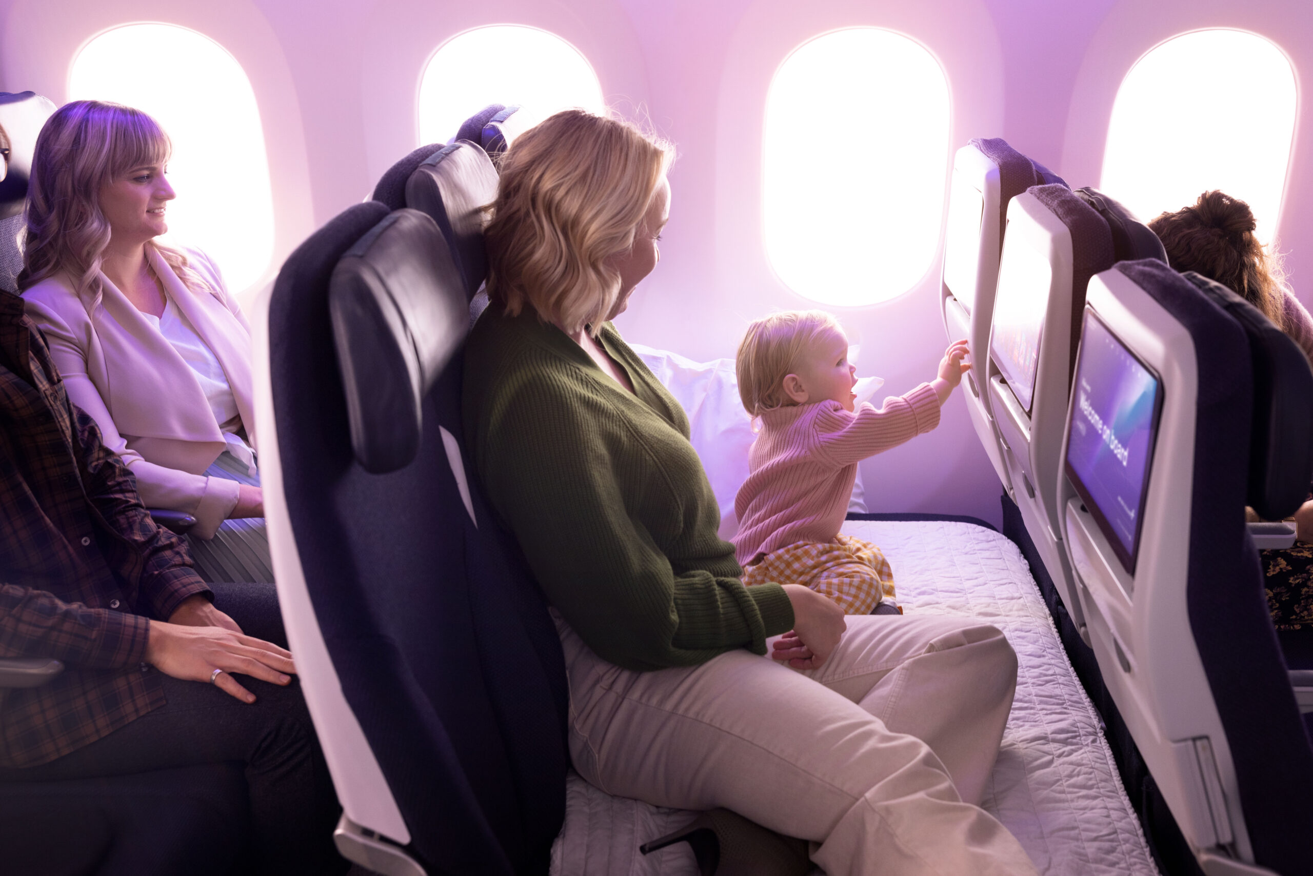 Skycouch Seat (Photo Credit: Air New Zealand)