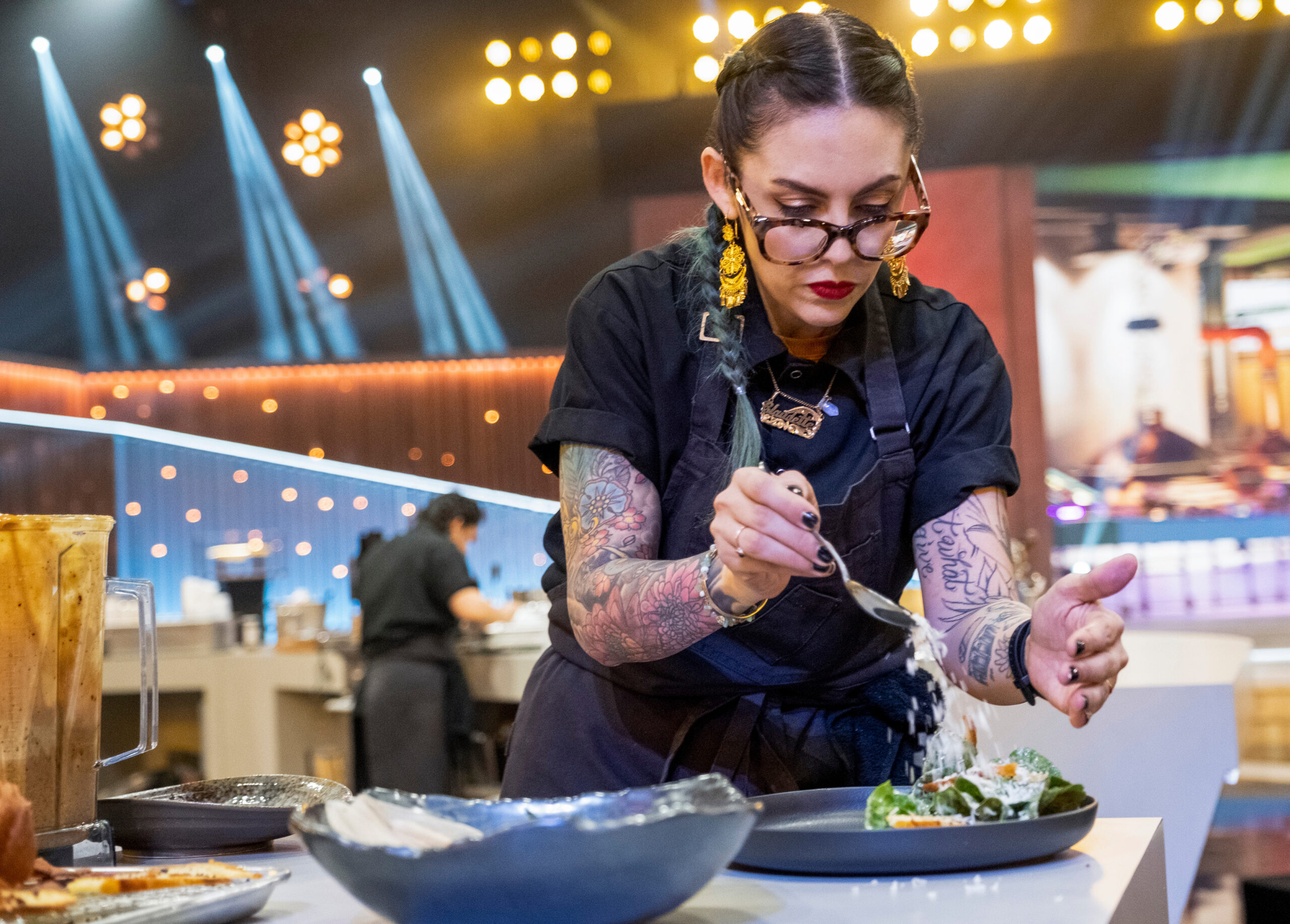 Challenger chef Claudette Zepeda (Photo Credit: Adam Rose/Netflix © 2022)