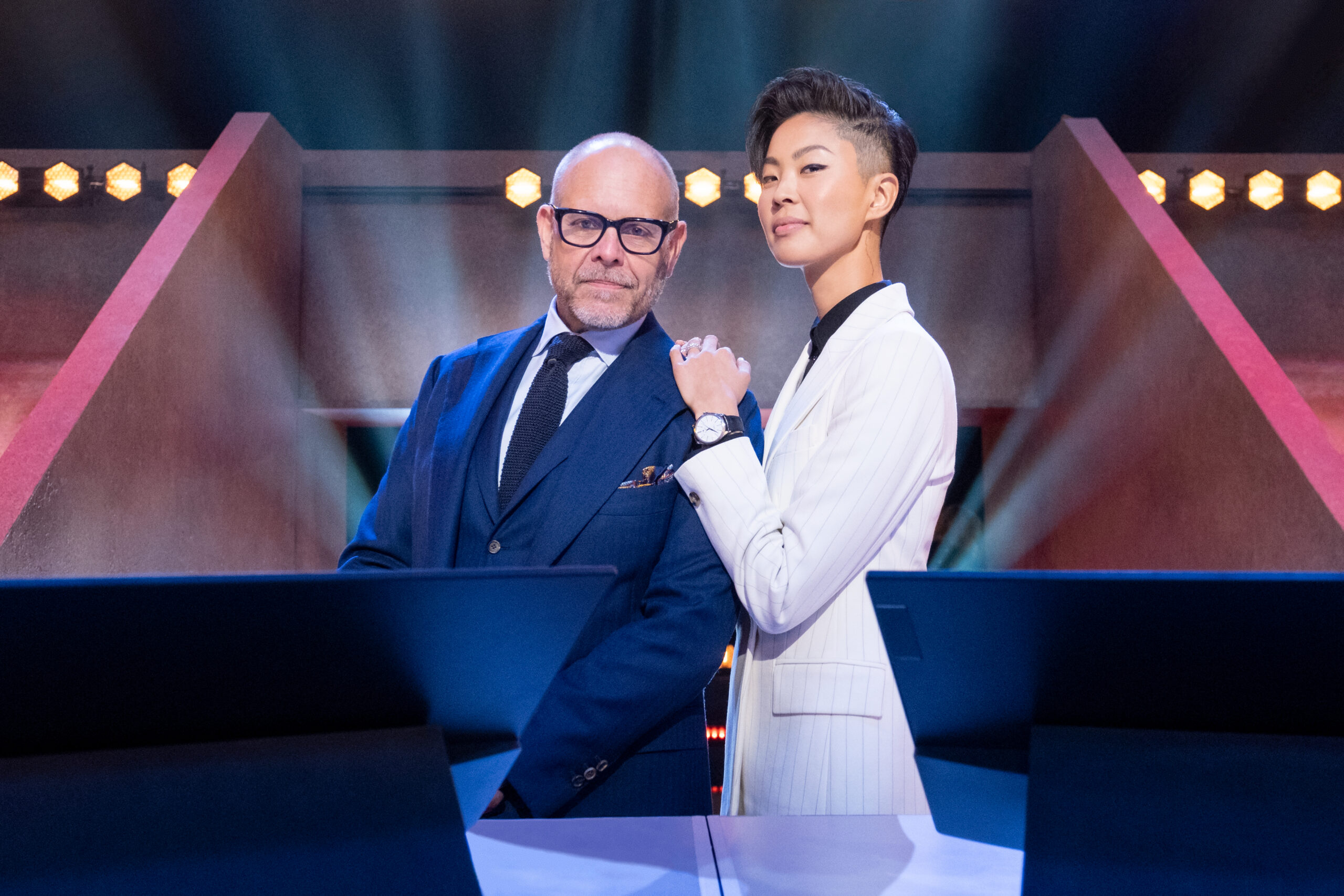 Alston Brown and Kristen Kish (Photo Credit: Patrick Wymore/Netflix © 2022)