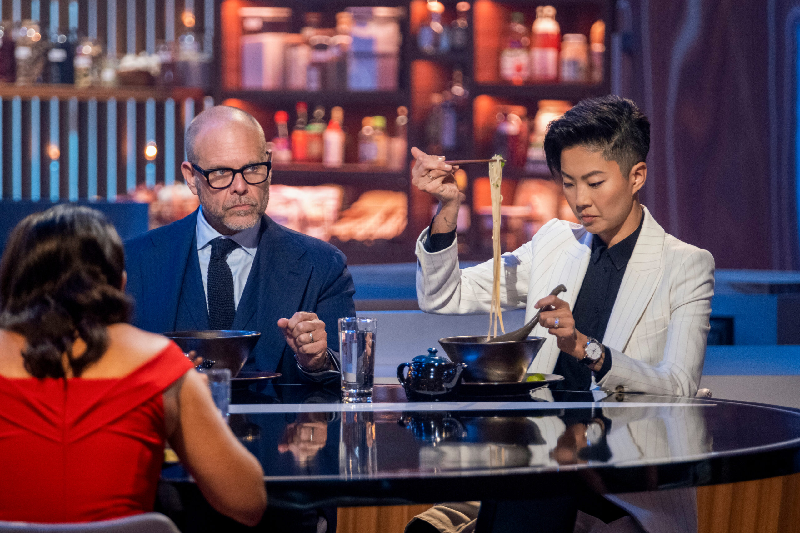 Alston Brown and Kristen Kish (Photo Credit: Patrick Wymore/Netflix © 2022)