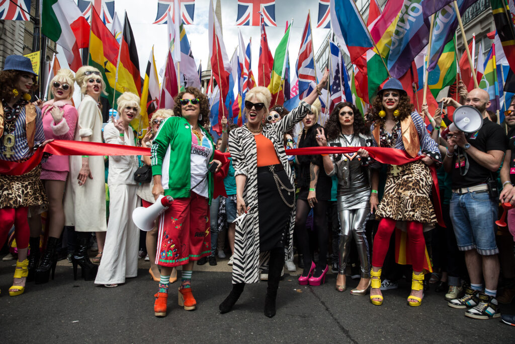 Absolutely Fabulous at Pride Parade (Photo Credit: Pride in London)
