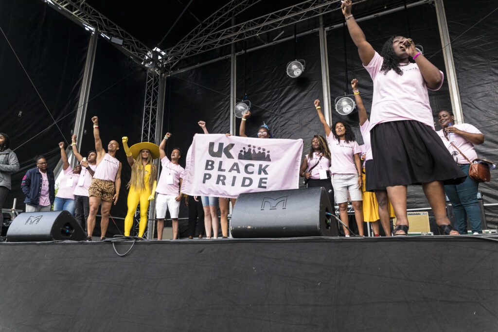 Lady Phyll at UK Black Pride event (Photo Credit: Elainea Emmott)