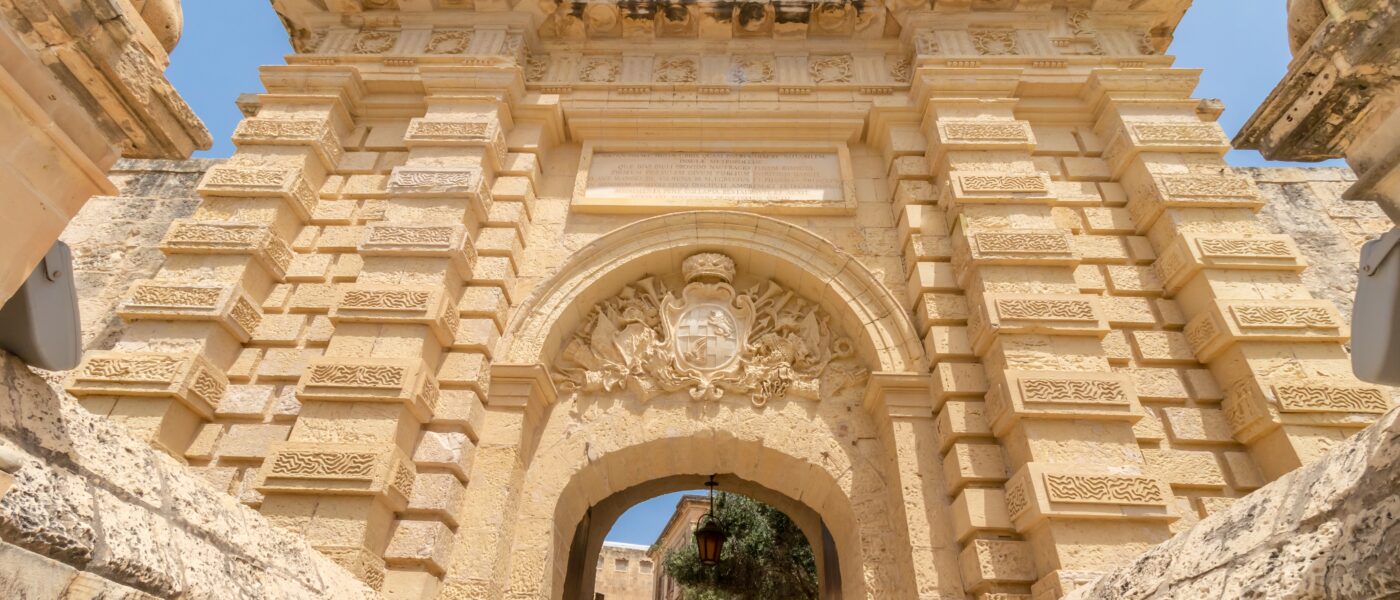 Old sandstone entry gate to the excapital of Malta, known also from "Game of Thrones." (Photo Credit: Lukasz Machowczyk / iStock)