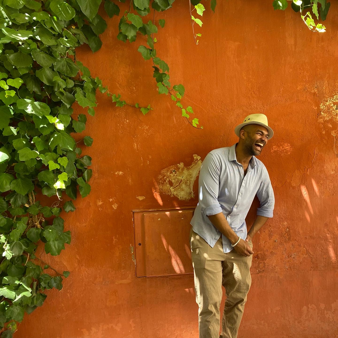 Ernest White II having fun in Arles. (Photo Credit: Lauren Frye)