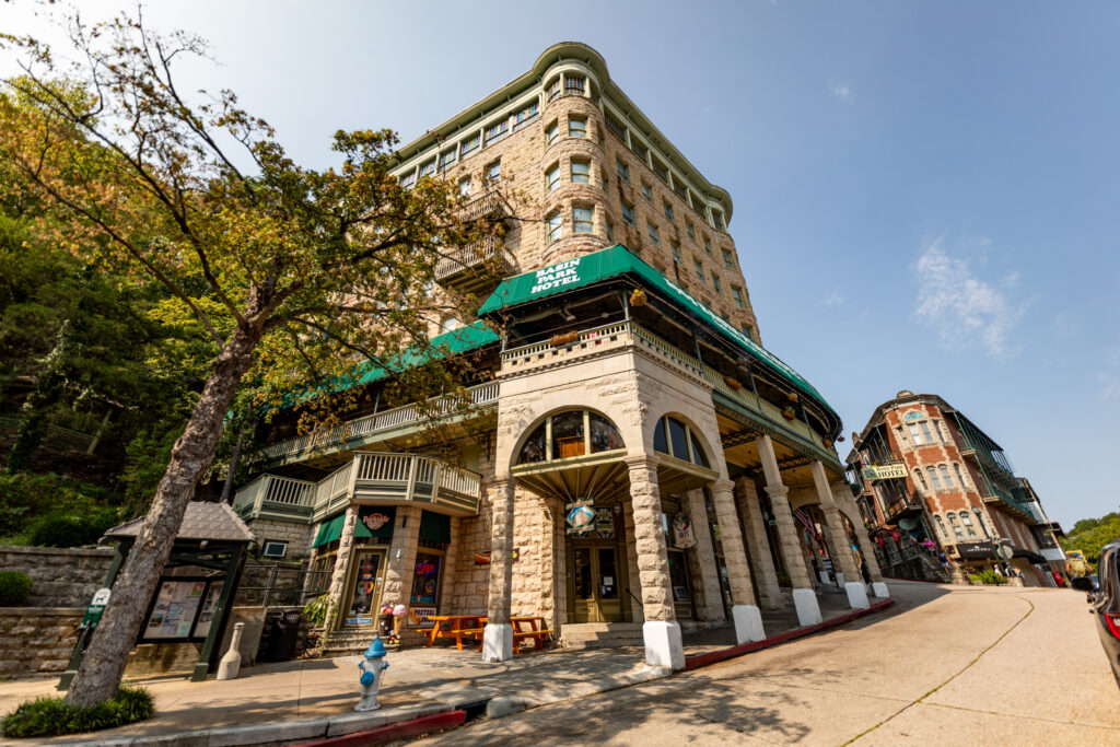 Basin Park Hotel in Eureka Springs, Arkansas (Photo Credit: Eureka Springs City Advertising & Promotion Commission)