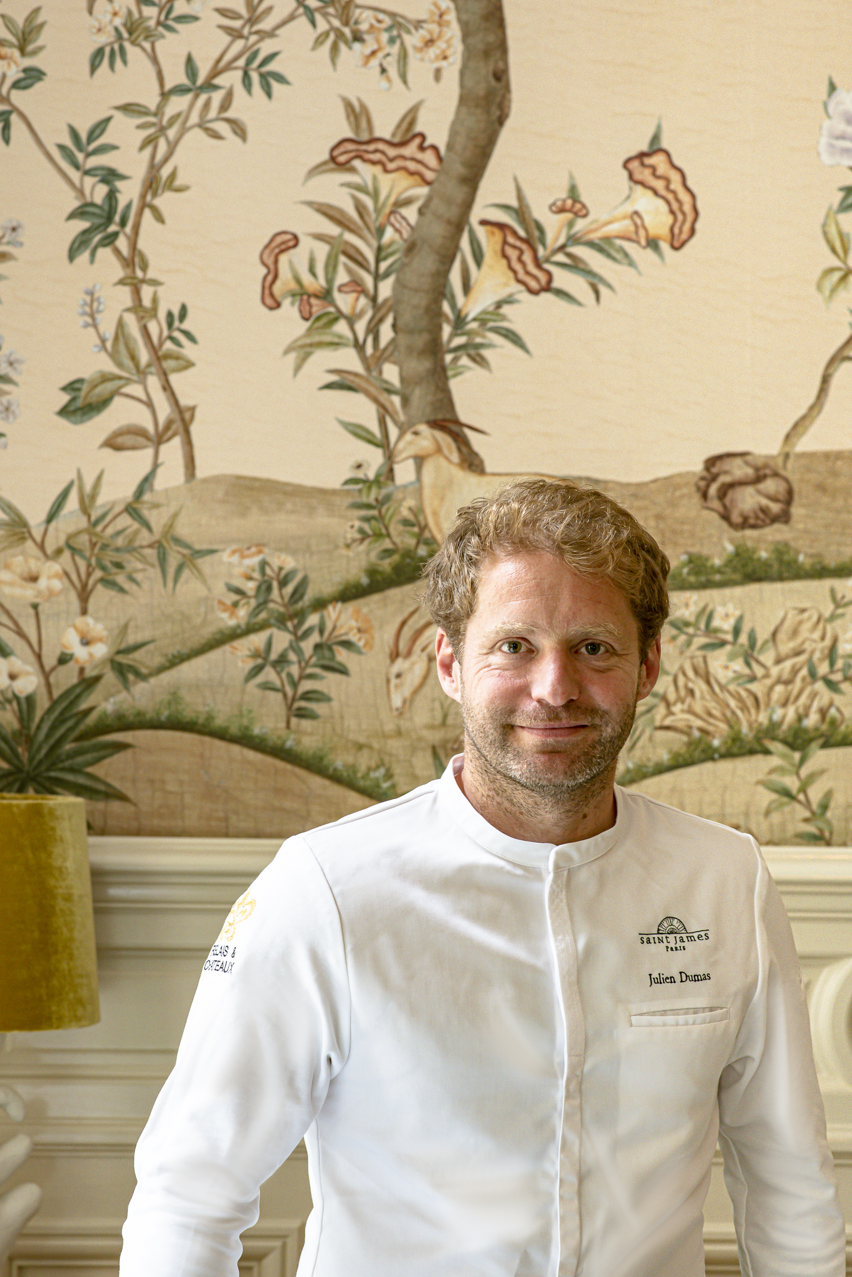 Chef Julien Dumas of The Terrace and Bellefeuille (Photo Credit: The Saint James Paris)