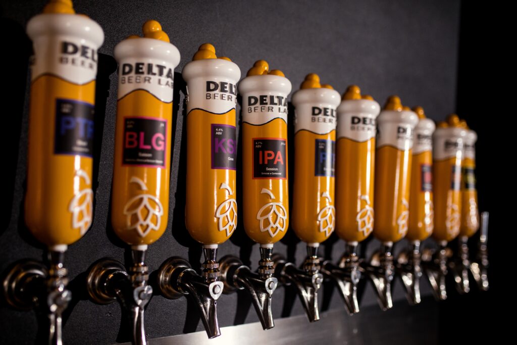 What's on tap at the Delta Beer Lab (Photo Credit: Samantha Dutcher)