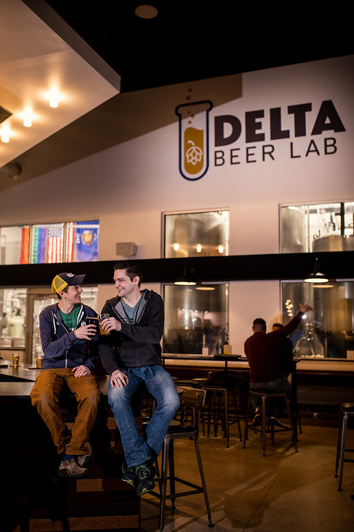 Michelle Riehn and Tim Piotrowski, Owners of Delta Beer Lab (Photo Credit: Samantha Dutcher)