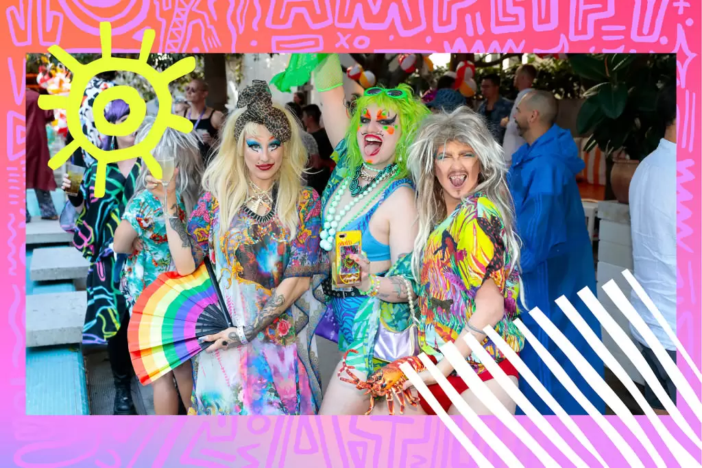 Mardi Gras Kaftana Pool Party (Photo Credit: Sydney WorldPride 2023)