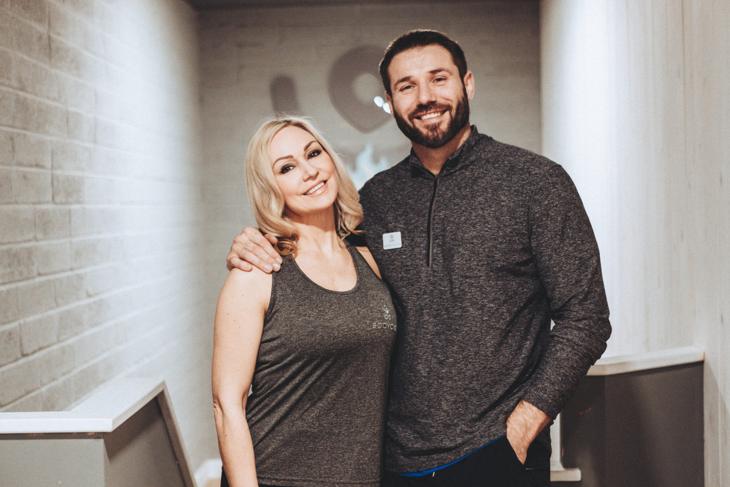 Ben Cohen and Kristina Rihanoff (Photo Credit: Soo Yoga)