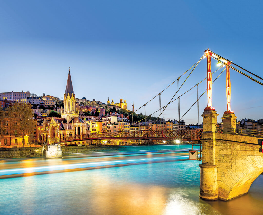 Saint Georges Footbridge in Lyon, France (Photo Credit: Emerald Cruises)