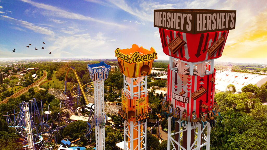 Hershey Triple Tower (Photo Credit: Hersheypark)