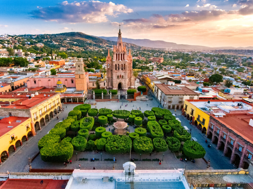 San Miguel de Allende, Mexico is a popular LGBTQ+ travel destination and retirement spot for American expats. (Photo Credit: ferrantraite / iStock)