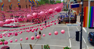 Rue Saint Catherine in Montreal's LGBTQ+ neighborhood, The Village (Photo Credit: Kwin Mosby)