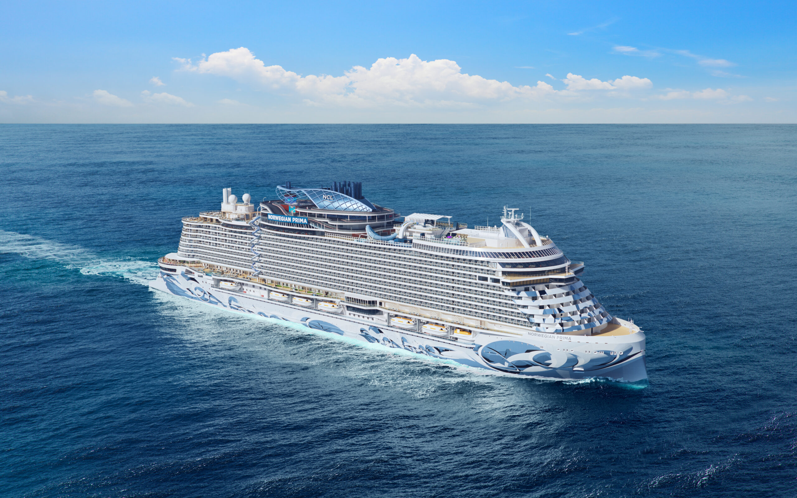 Norwegian Prima, the newest NCL cruise ship (Photo Credit: Norwegian Cruise Line)