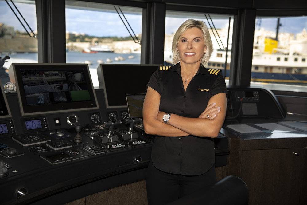 Captain Sandy Yawn on Bravo's Below Deck Mediterranean (Photo Credit: Laurent Basset/Bravo)