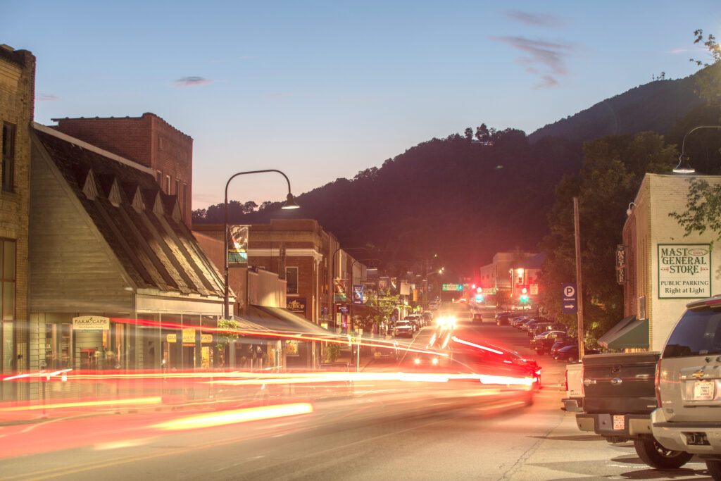 Downtown Boone, North Carolina (Photo Credit: Explore Boone)