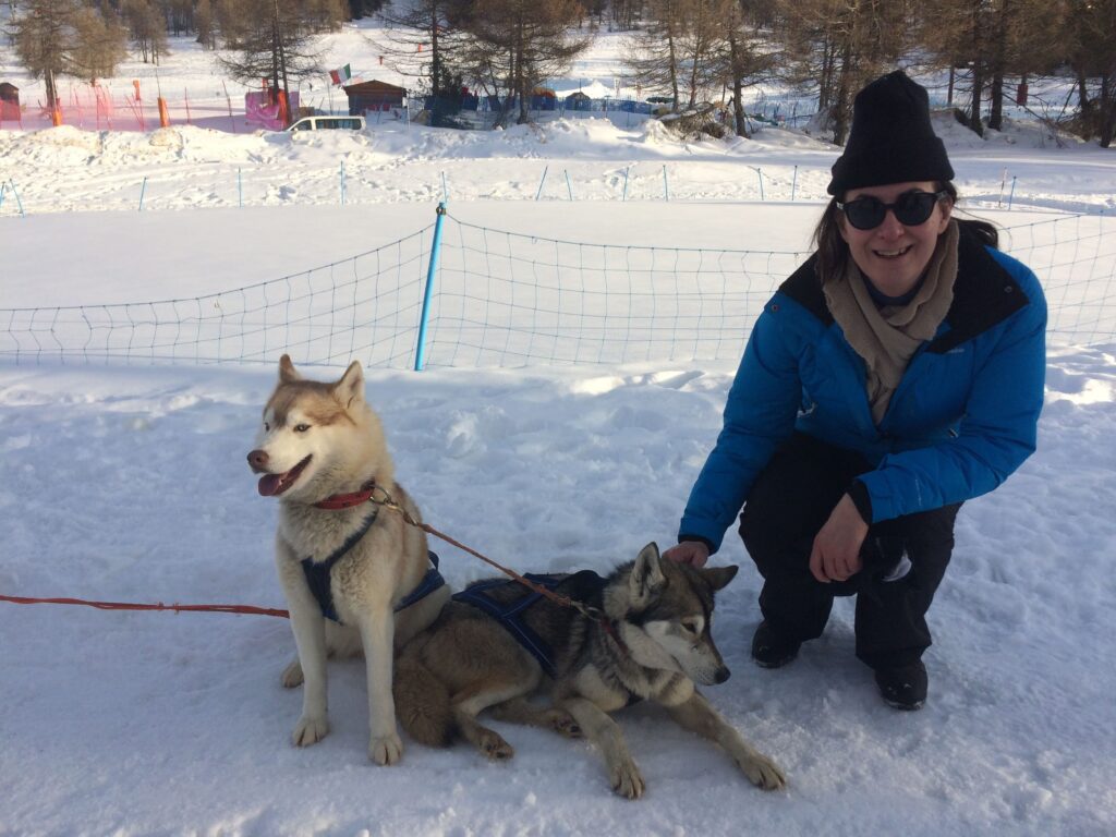 Emma in Sestriere, Italy (Photo Credit: Emma Cusdin)