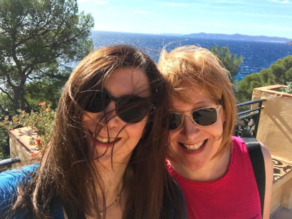 Emma Cusdin and Rachel Reese in the South of France (Photo Credit: Rachel Reese and Emma Cusdin)