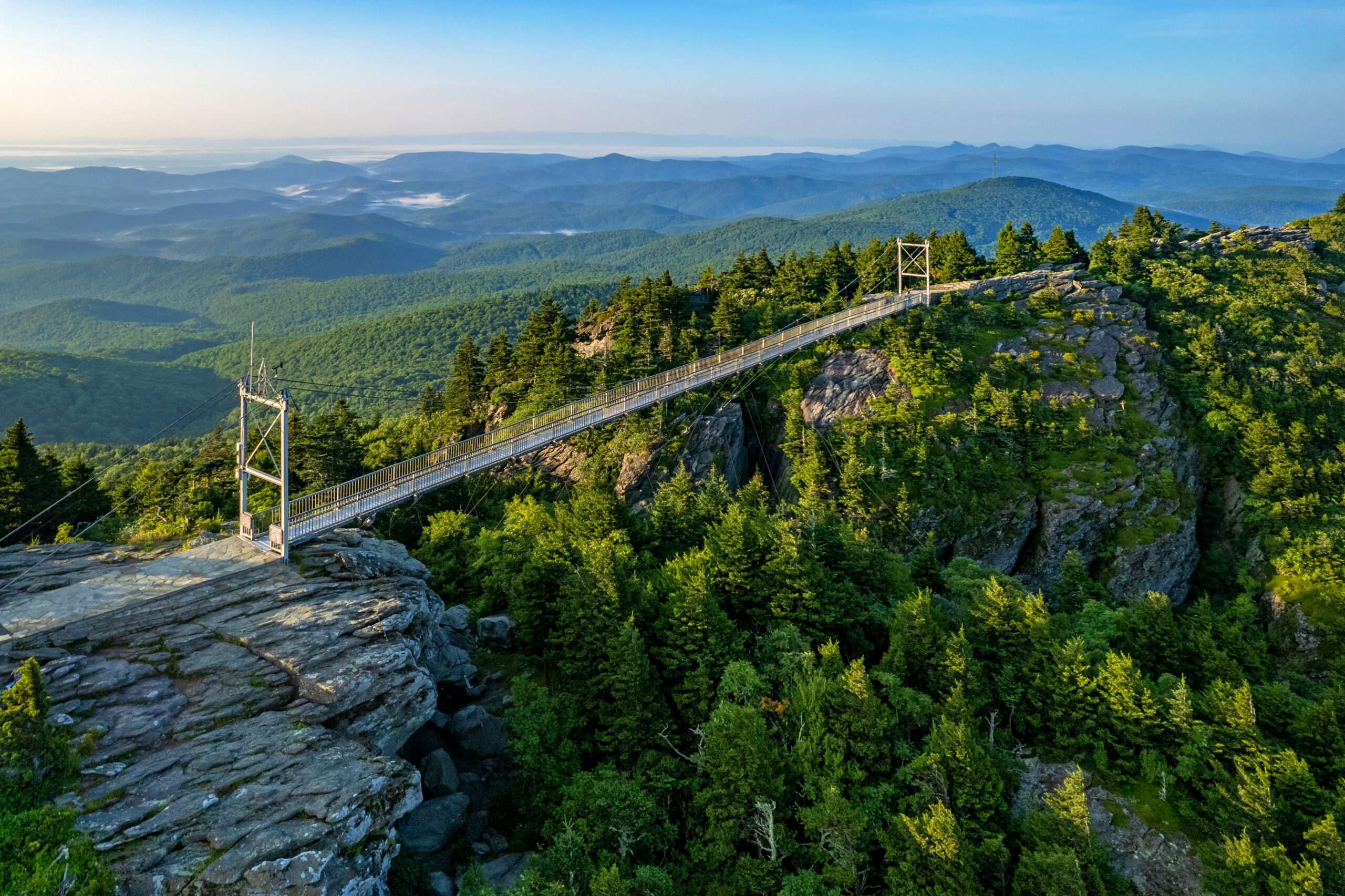 Mile-High Swinging Bridge (Photo Credit: Grandfather Mountain Stewardship Foundation)