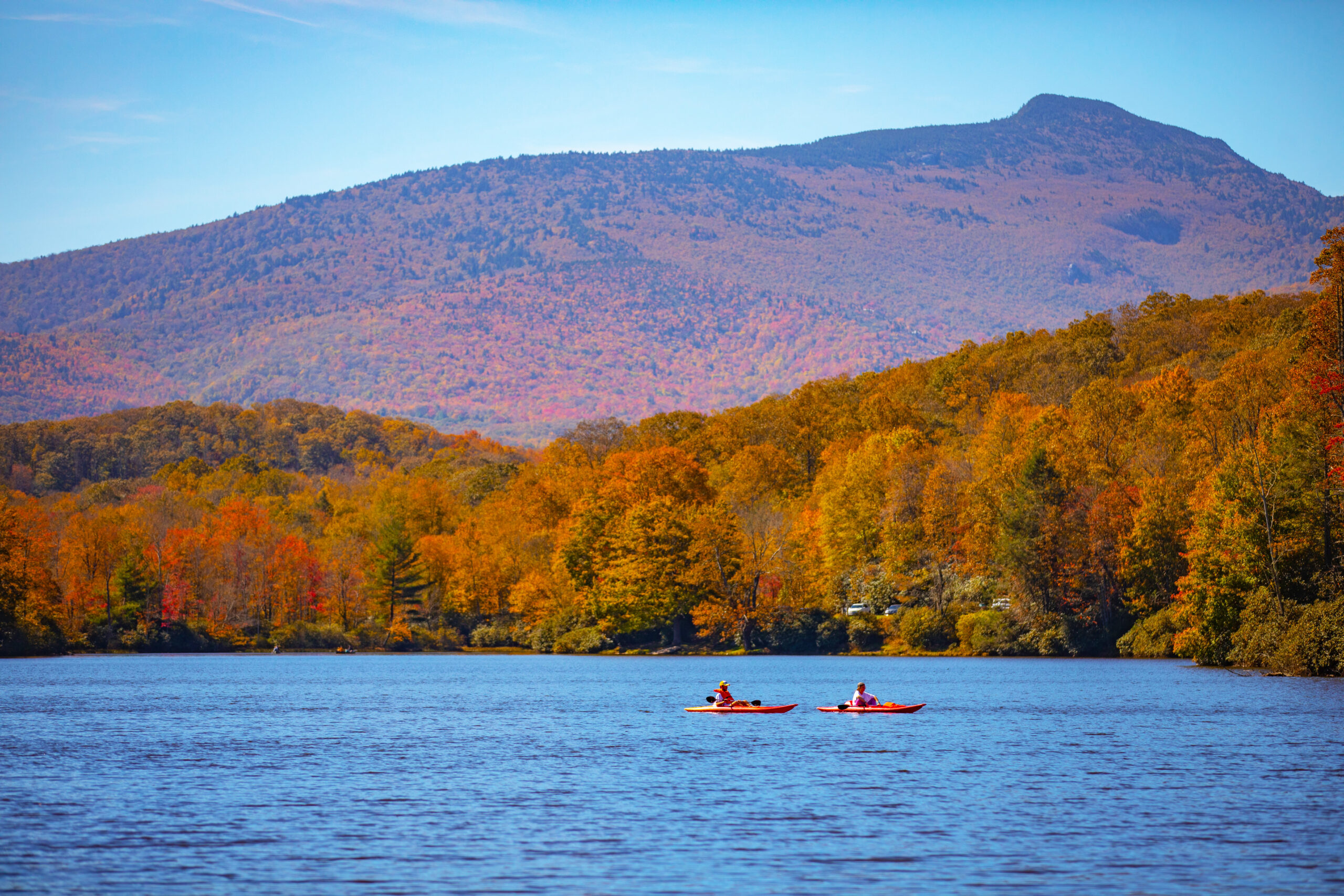 Kayaking at Price Lake (Photo Credit: Explore Boone)