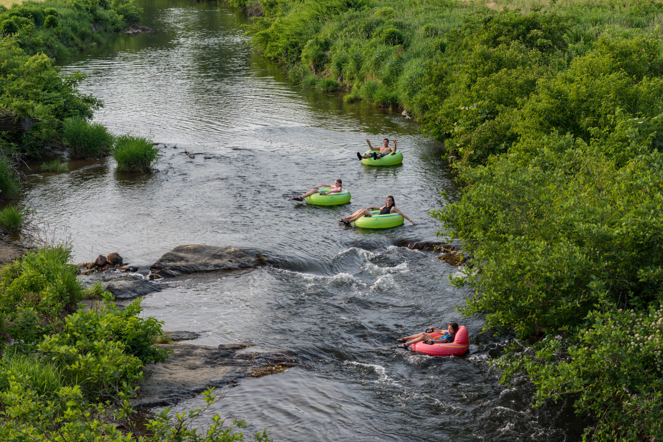 Tubing on New River (Photo Credit: Explore Boone)