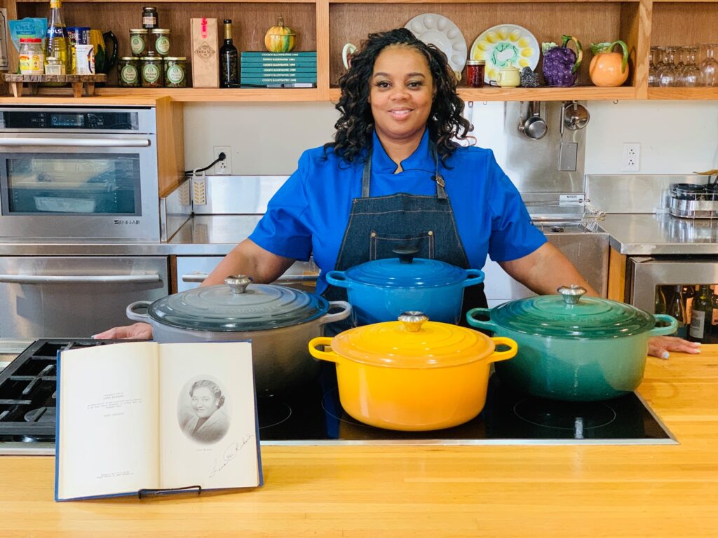 Chef Dee (Photo Credit: Deelightful Roux School of Cooking)