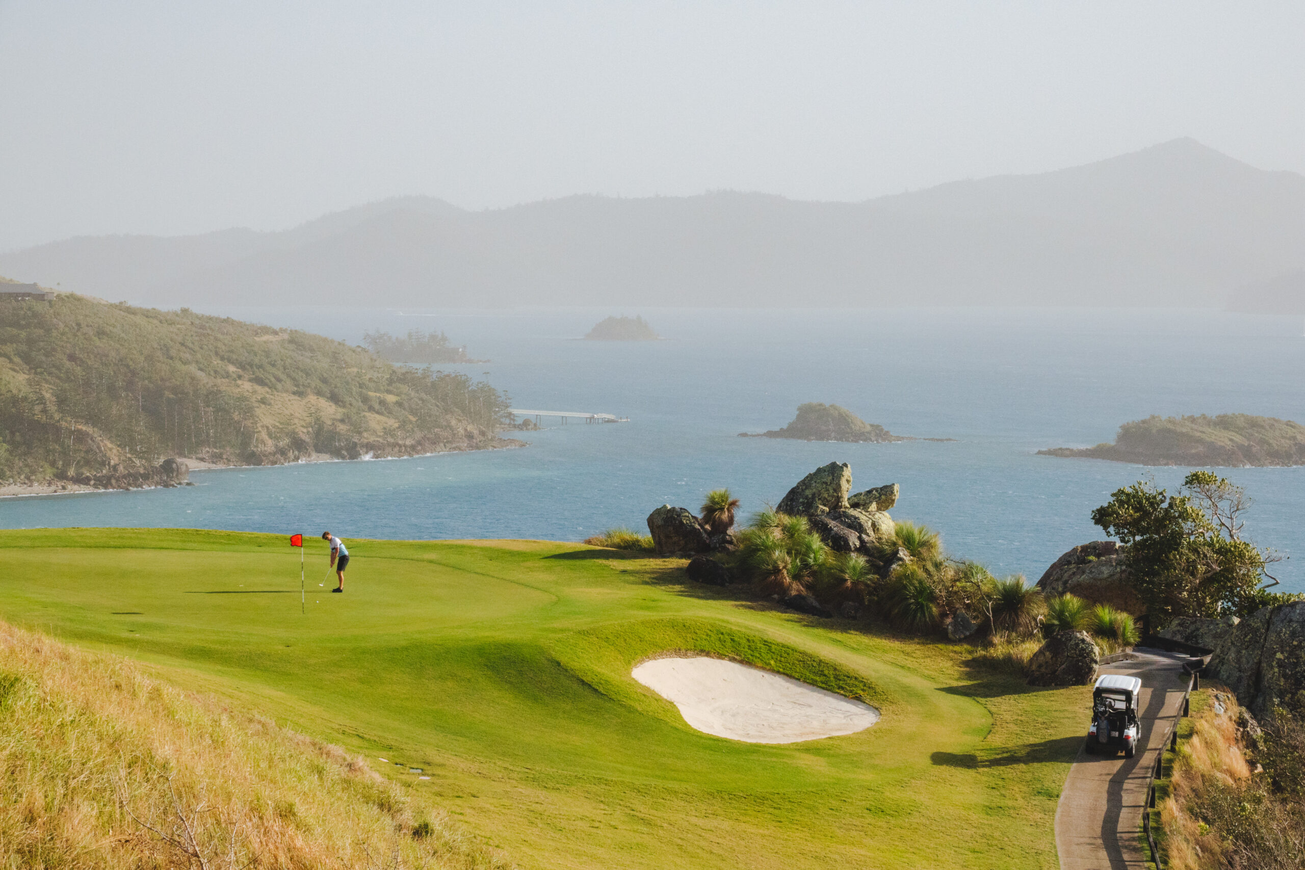 Hamilton Island Golf Course on Dent Island (Photo Credit: Tourism and Events Queensland)