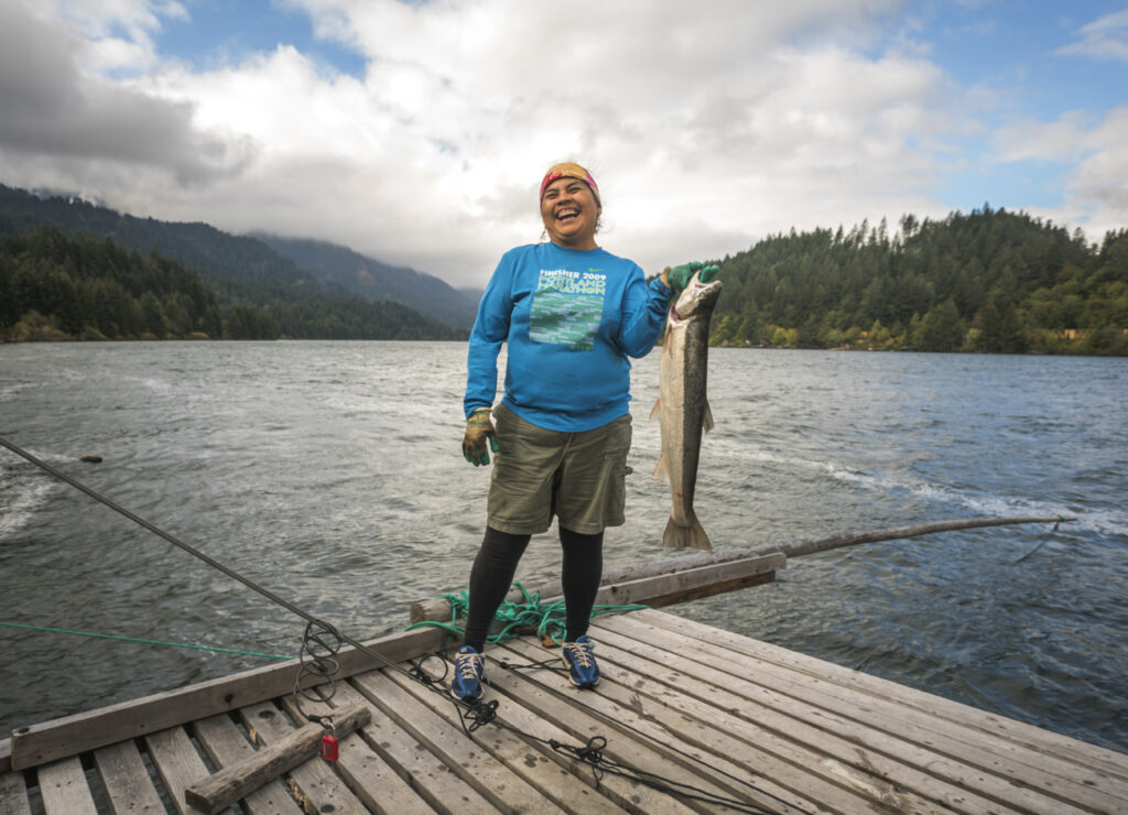 River-To-Table Salmon Lunch (Photo Credit: David Hanson)