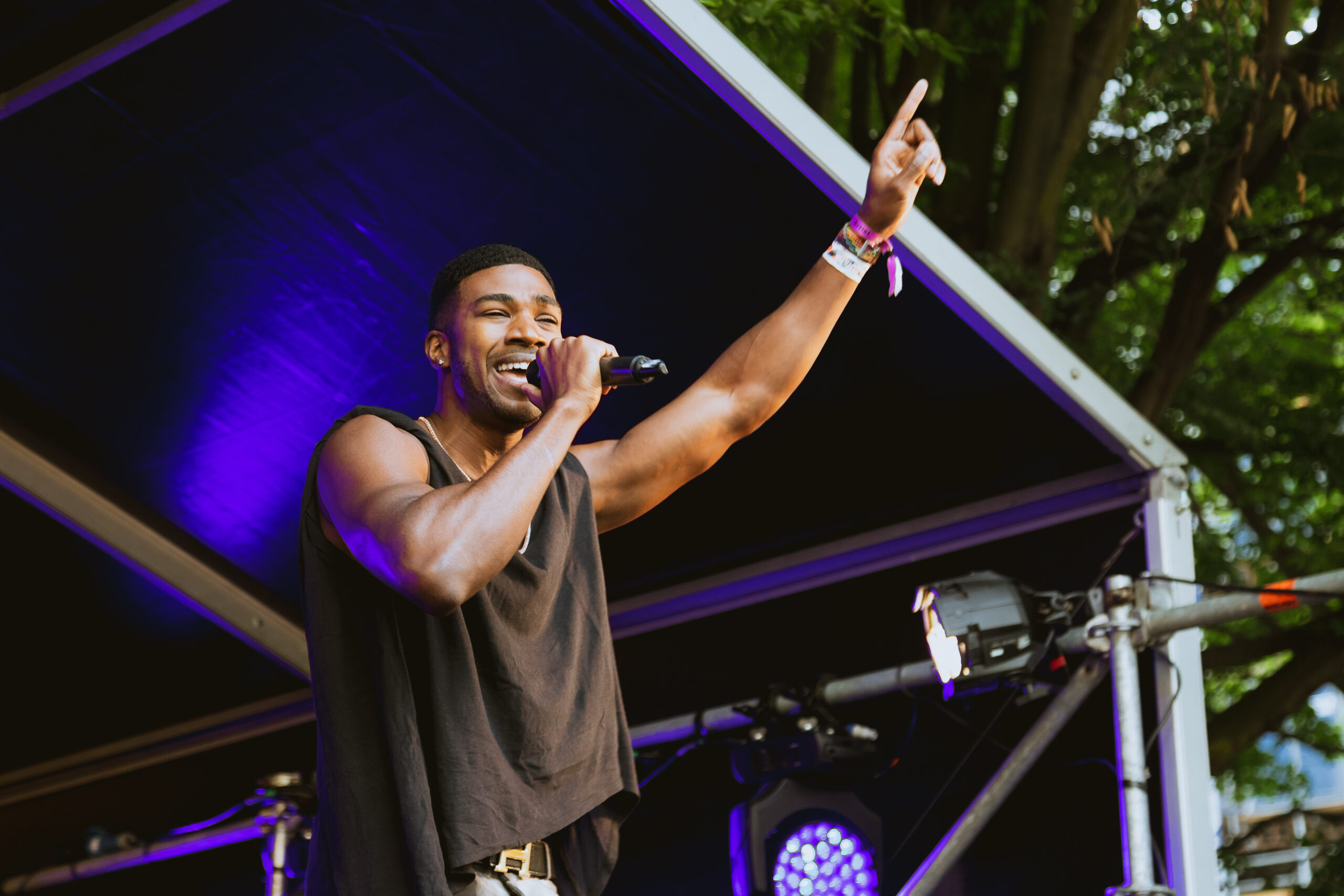 Teraj headlining Pride in London. (Photo Credit: Maartje Hensen)