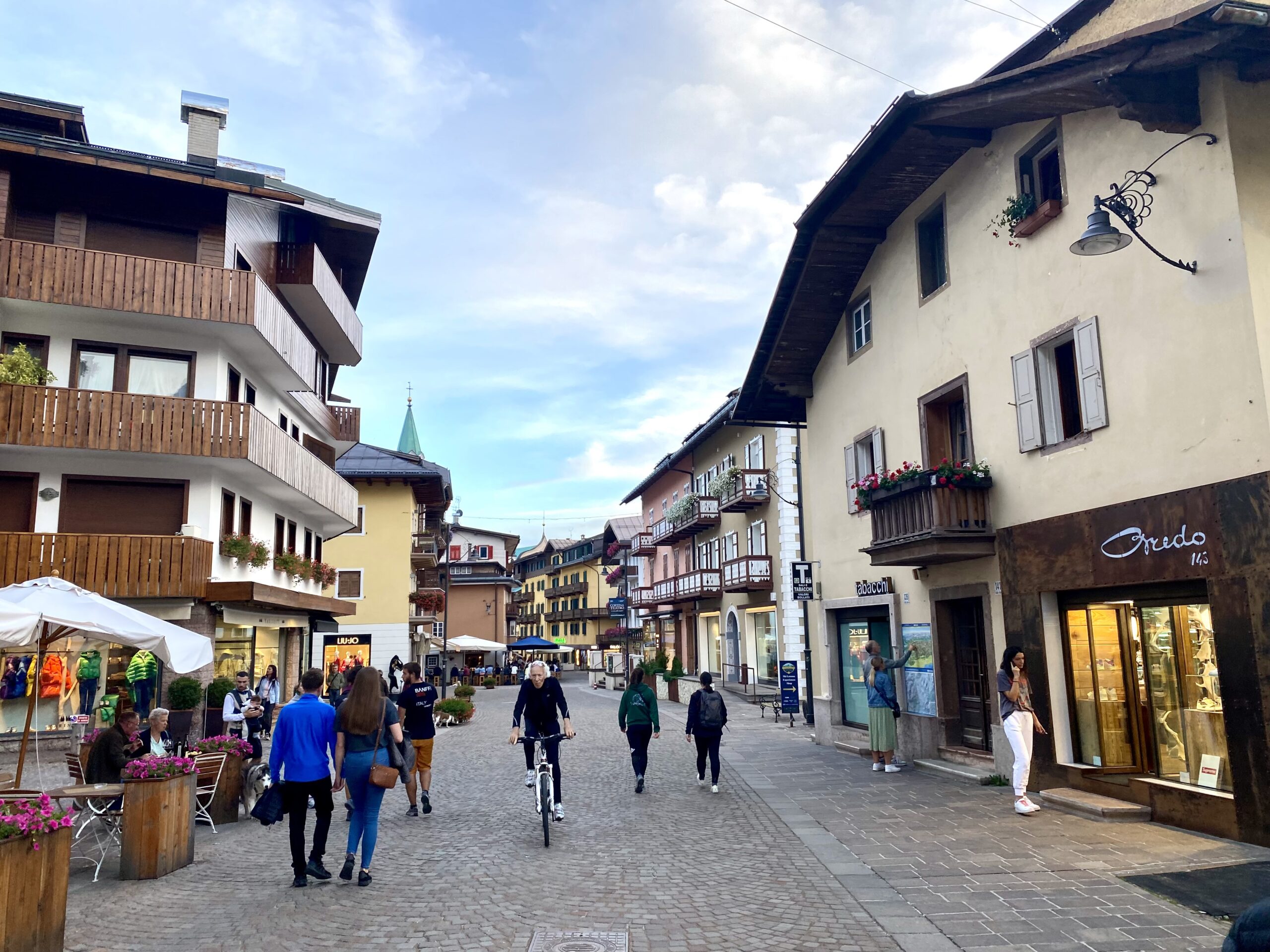 Corso Italia in Cortina d’Ampezzo, Italy (Photo Credit: 2 Dads with Baggage)