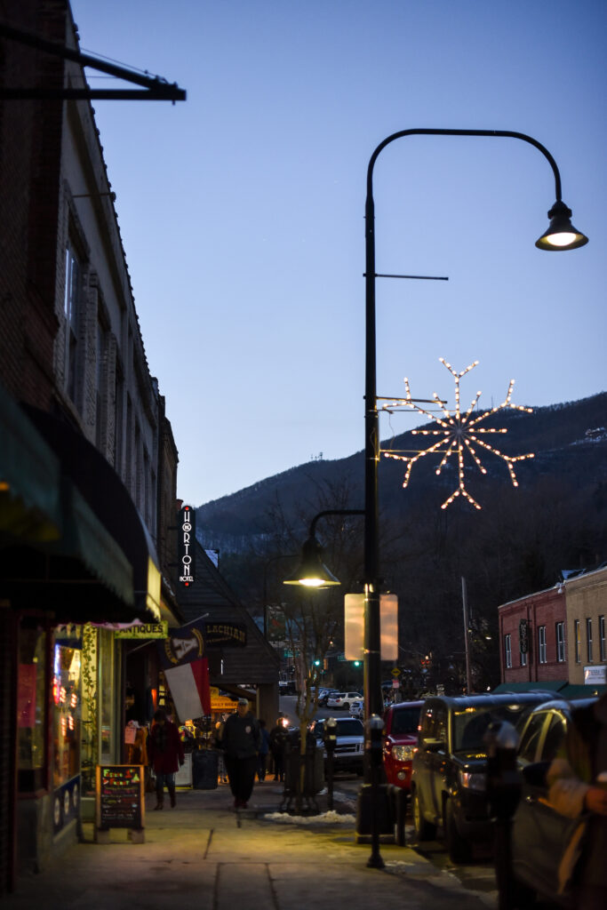 Festive First Friday in Downtown Boone (Photo Credit: Megan Sheppard)